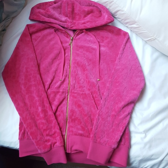 Juicy Couture Tops - Juicy Couture pink cheetah hoodie